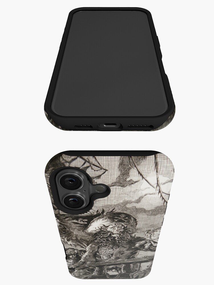 Thumbnail 3 of 4, iPhone Case, LeChuck's Revenge Engraving designed and sold by pixelskaya.