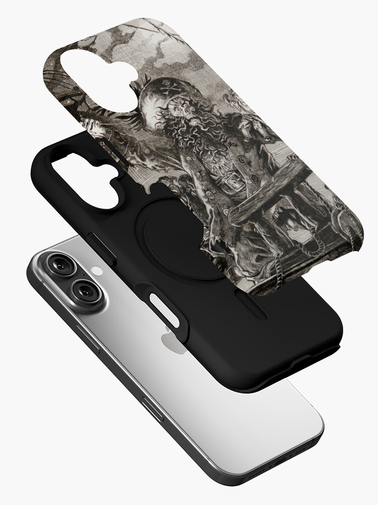 Thumbnail 2 of 4, iPhone Case, LeChuck's Revenge Engraving designed and sold by pixelskaya.