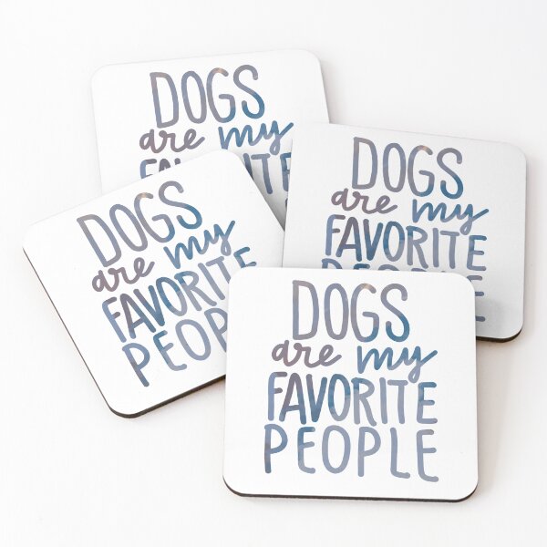 Item preview, Dogs are my favorite people blue grey designed and sold by chuckletuckle.