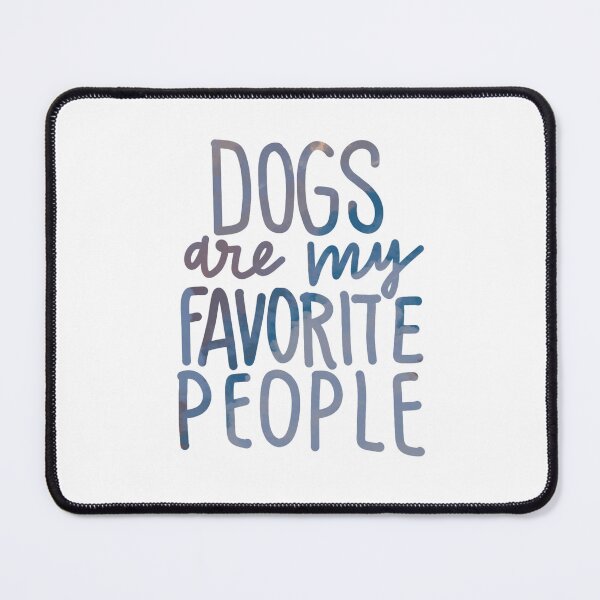 Item preview, Dogs are my favorite people blue grey designed and sold by chuckletuckle.