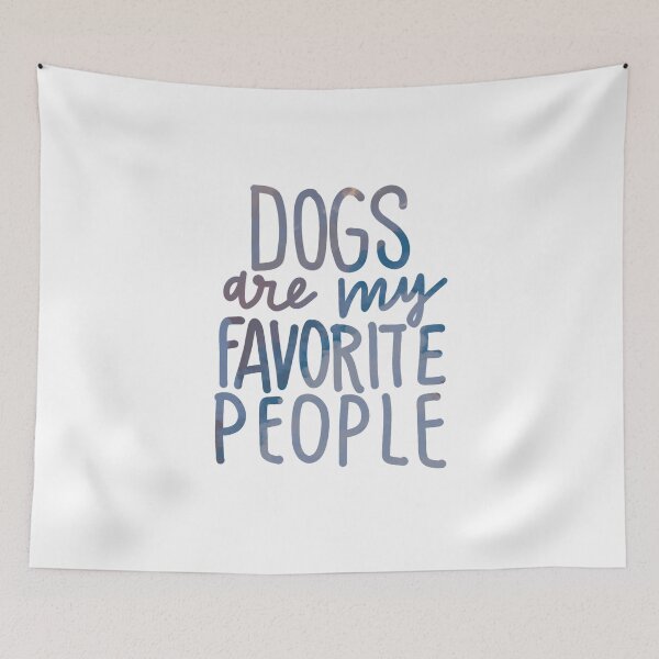Item preview, Dogs are my favorite people blue grey designed and sold by chuckletuckle.