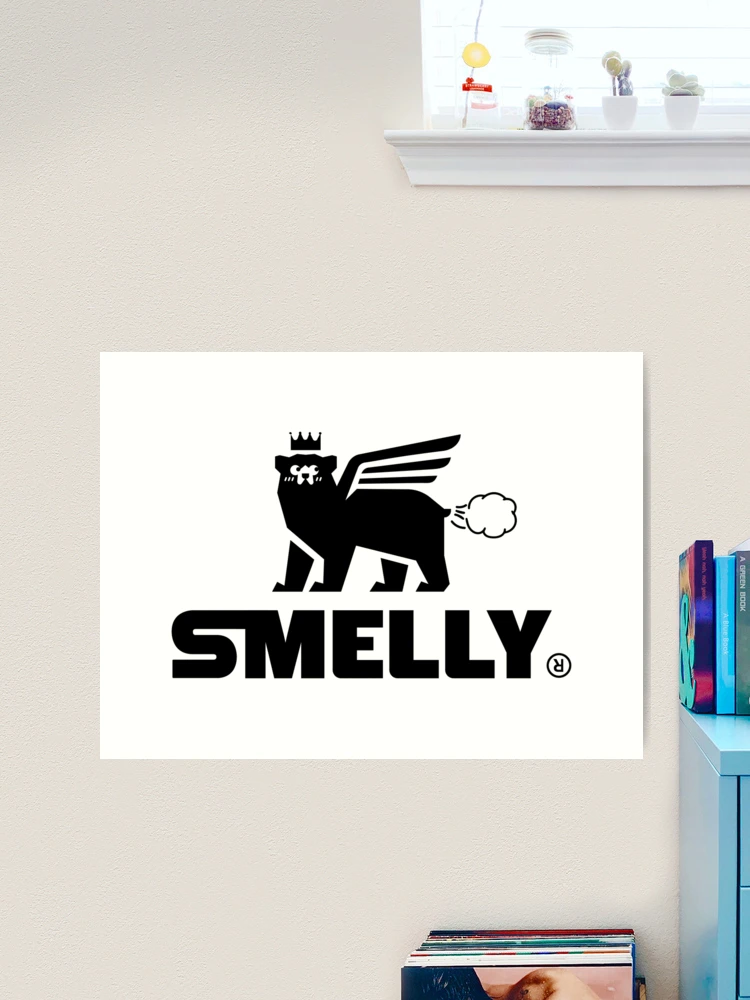 Smelly Stanley Logo Black Sticker for Sale by stikasshop