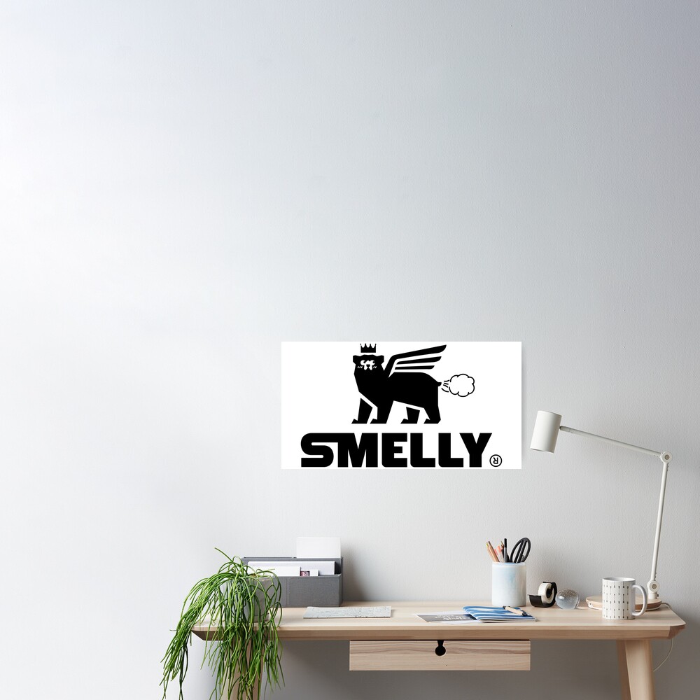 Smelly Stanley Logo Black | Sticker