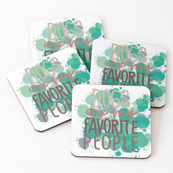 Item preview, Dogs are my favorite people green designed and sold by chuckletuckle.