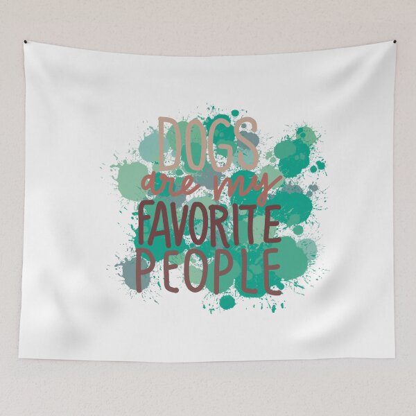 Item preview, Dogs are my favorite people green designed and sold by chuckletuckle.