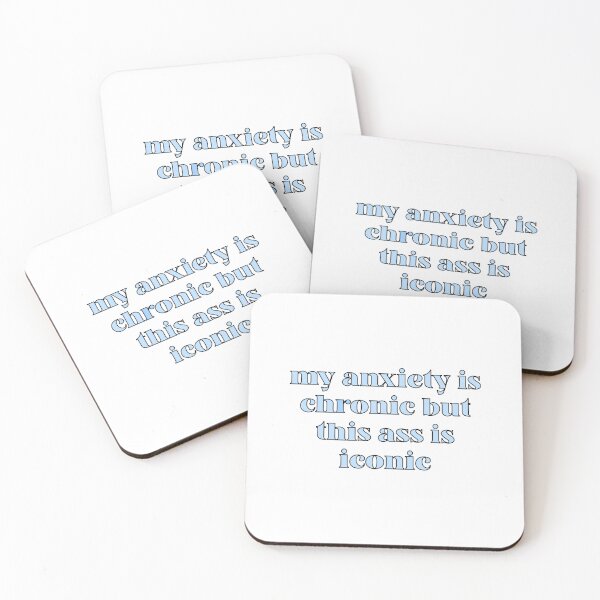 Item preview, Anxiety (Blue) designed and sold by Kiran Hayer.