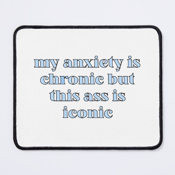 Item preview, Anxiety (Blue) designed and sold by Kiran Hayer.