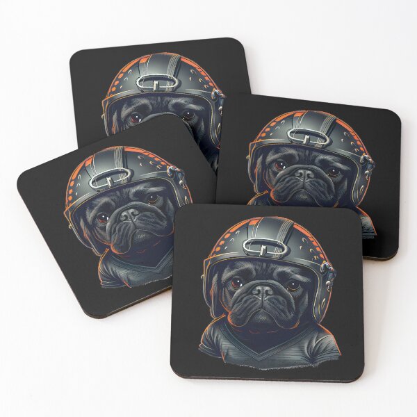 Item preview, Pug as a football player one designed and sold by MLArtifex.