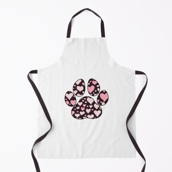 Artikelvorschau, Welpenliebe: Pink Heart Paw Print Design entworfen und verkauft von SnarkyCoffee.