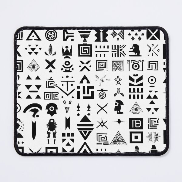 Item preview, Ancient Egyptian Hieroglyph Symbols Geometric Pattern designed and sold by Aurora Hues.