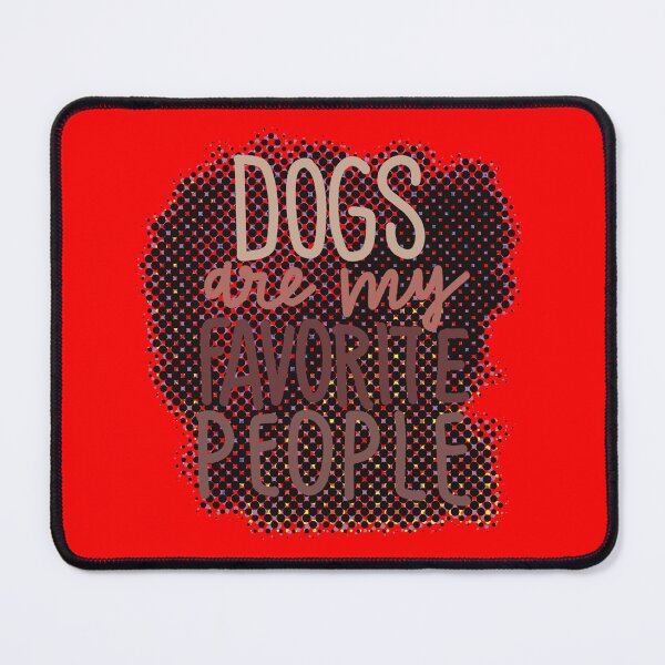Item preview, Dogs are my favorite people halftone brown designed and sold by chuckletuckle.