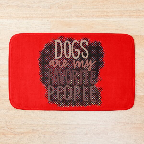Item preview, Dogs are my favorite people halftone brown designed and sold by chuckletuckle.