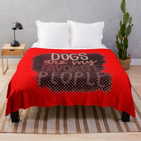 Item preview, Dogs are my favorite people halftone brown designed and sold by chuckletuckle.
