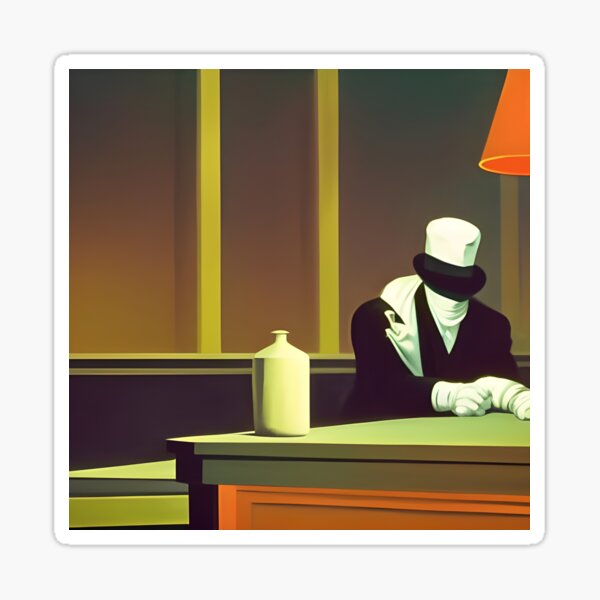 Gothic Fun (Invisible Man 1) Sticker
