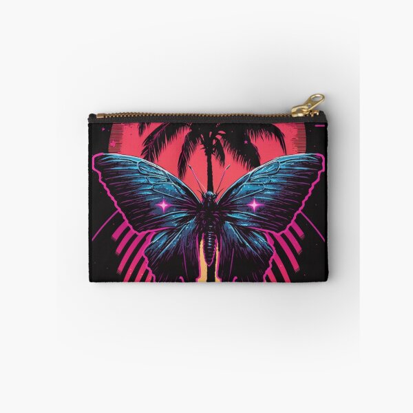 Artikelvorschau, Synthwave/Retrowave-Schmetterling entworfen und verkauft von RESToRAPTOR.