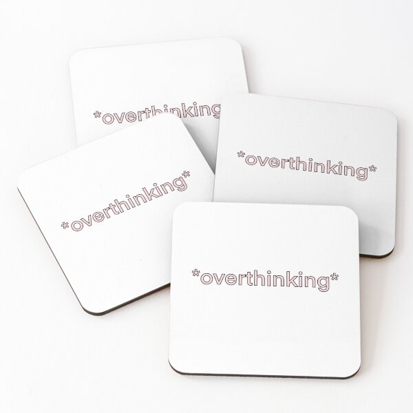Item preview, *overthinking* (Pink) designed and sold by Kiran Hayer.