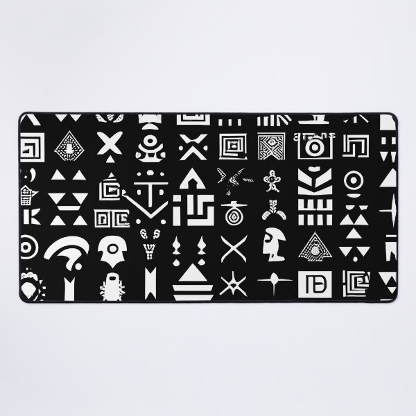 Item preview, Ancient Egyptian Hieroglyph Symbols Geometric Pattern designed and sold by Aurora Hues.