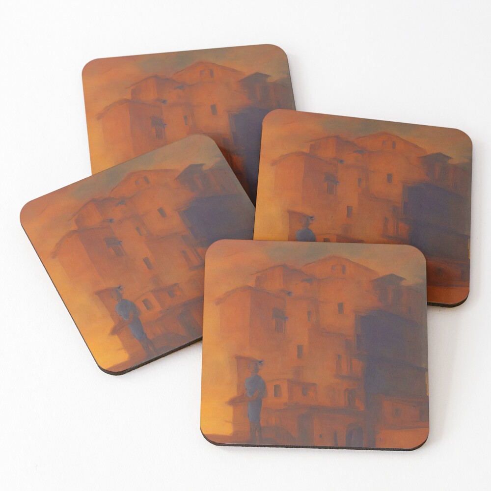 Item preview, Coasters (Set of 4) designed and sold by SerenityAI.