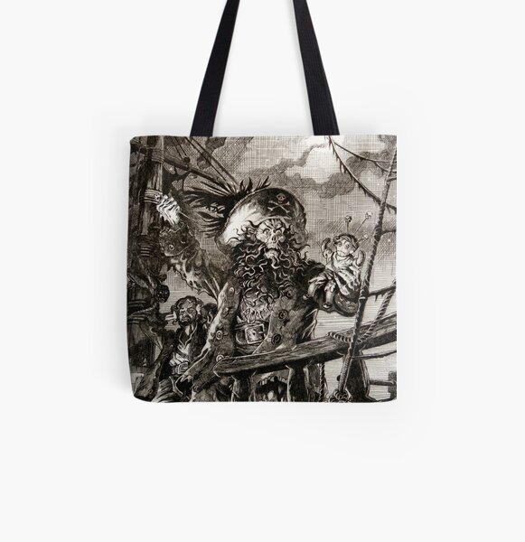 LeChuck's Revenge Engraving All Over Print Tote Bag