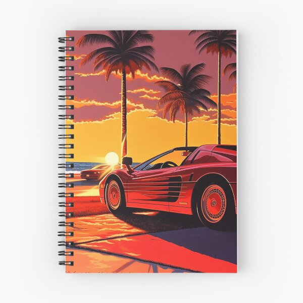 Item preview, Ferrari Testarossa at sunset designed and sold by Ez9000.