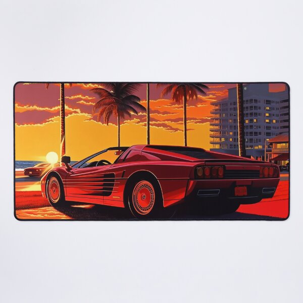 Item preview, Ferrari Testarossa at sunset designed and sold by Ez9000.