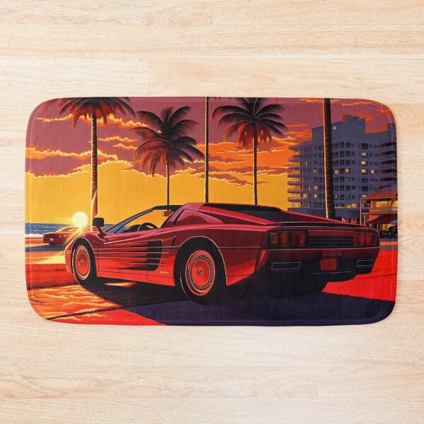 Item preview, Ferrari Testarossa at sunset designed and sold by Ez9000.