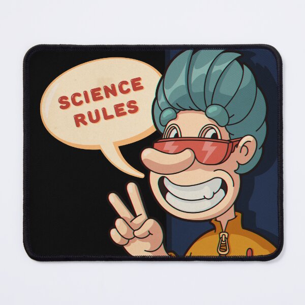 Item preview, Little mad scientist - science rules | Black background | v 01 designed and sold by DicDoc.