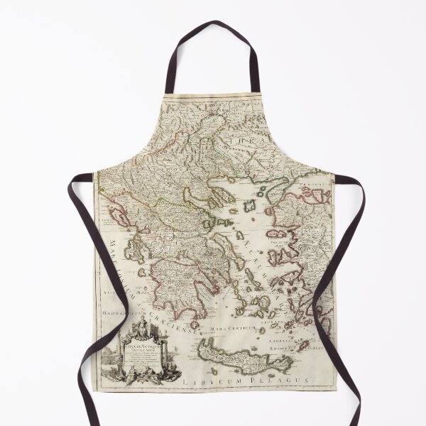 Item preview, A historical antique map from ancient Greece Guillaume de L'Isle, 1708 designed and sold by Lefteris Betsis.