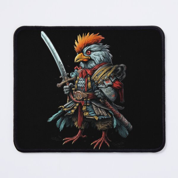 Item preview, Samurai Chicken Cartoon designed and sold by DreamPuzzles.