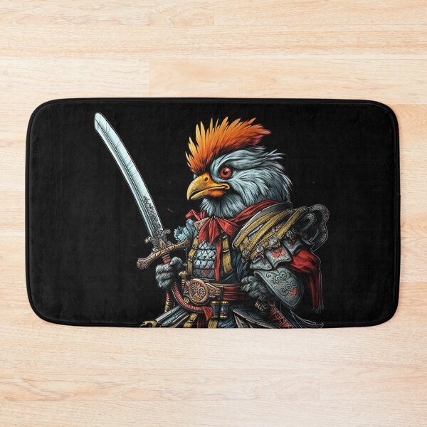 Item preview, Samurai Chicken Cartoon designed and sold by DreamPuzzles.