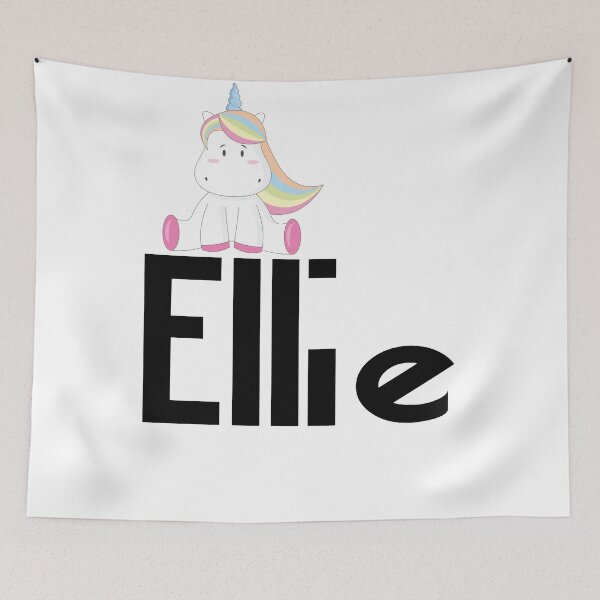 Item preview, Ellie Cute Unicorn Name  designed and sold by ProjectX23.