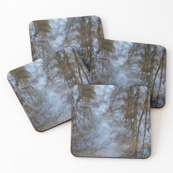 Item preview, Winter reflection and flowing water designed and sold by Heidemüllerin.