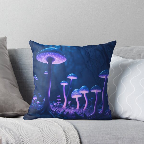 Item preview, Magic Mushroom Forest Mid Night Glow - Mushrooms designed and sold by internlvisions.