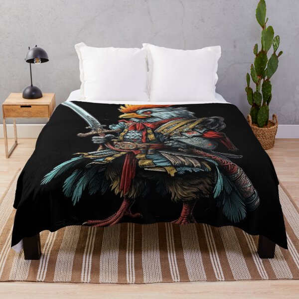 Item preview, Samurai Chicken Cartoon designed and sold by DreamPuzzles.