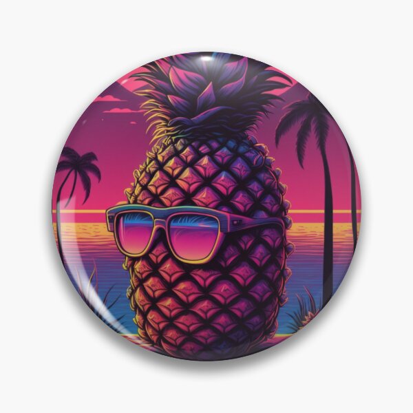 Item preview, Synthwave/Retrowave PineApple Cool designed and sold by RESToRAPTOR.