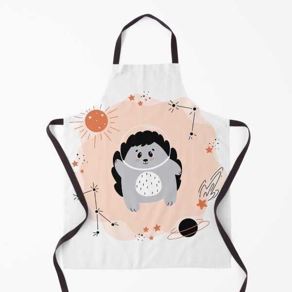 Item preview, a hedgehog in a spacesuit with a helmet and a planet. designed and sold by SkadhiEir.