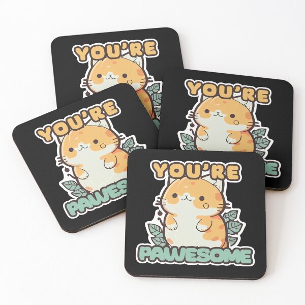 Item preview, You're Pawesome Sticker, Encouraging Stickers, Fun Stickers, Cute Stickers designed and sold by VStickerKingdom.