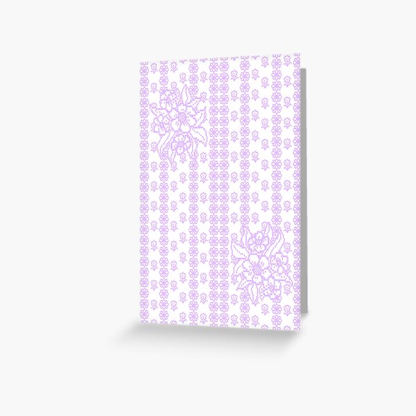Floral PRINT (Lavender) Greeting Card