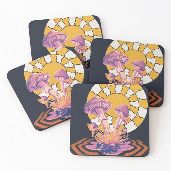 Item preview, Mushrooms on the Water  designed and sold by Joanne Neubauer.