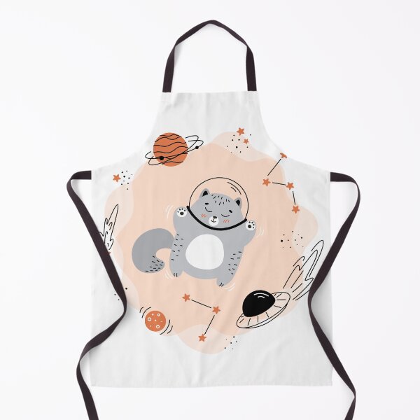 Item preview, A cat in a spacesuit with a helmet and a planet.	 designed and sold by SkadhiEir.