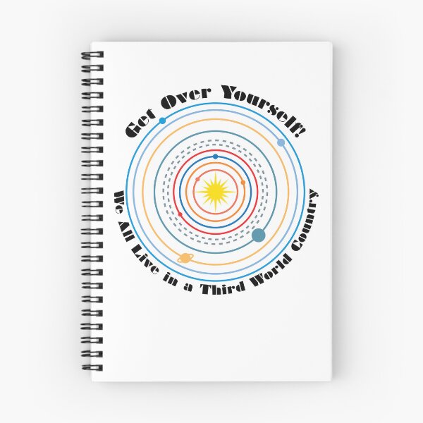 Item preview, Get Over Yourself! We All Live in a Third World Country (color black text) designed and sold by Peregrinus Creative.