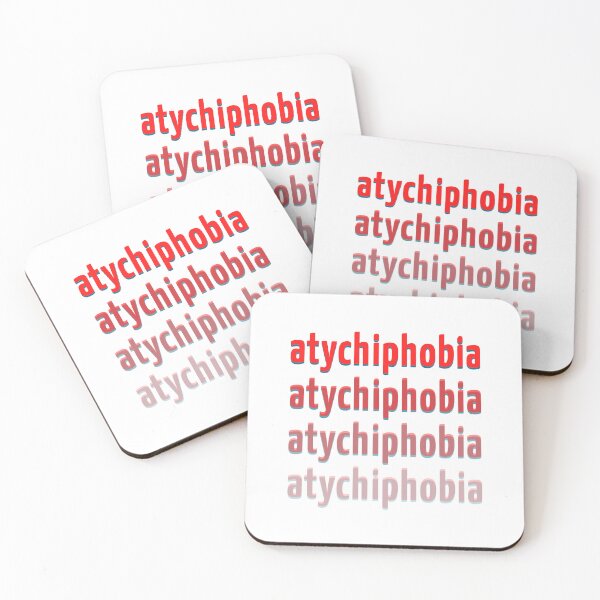 Item preview, atychiphobia Text Design - atychiphobia the fear of failure - typographie atychiphobia design designed and sold by AnsykD.