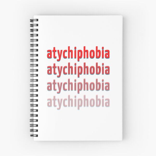 Item preview, atychiphobia Text Design - atychiphobia the fear of failure - typographie atychiphobia design designed and sold by AnsykD.