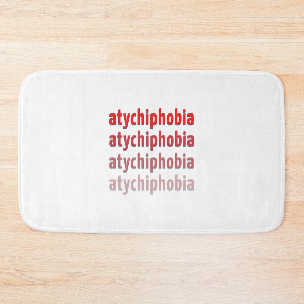 Item preview, atychiphobia Text Design - atychiphobia the fear of failure - typographie atychiphobia design designed and sold by AnsykD.