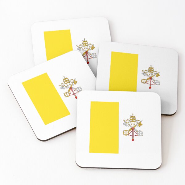 Item preview, Flag of Vatican City designed and sold by KTSubz Faith & Fun Designs.