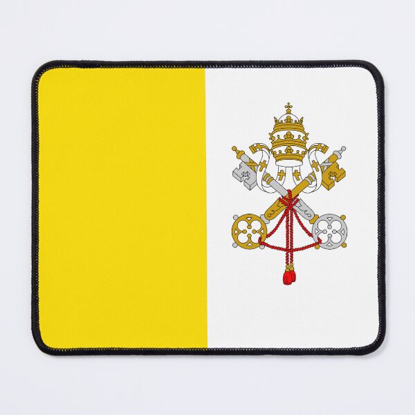 Item preview, Flag of Vatican City designed and sold by KTSubz Faith & Fun Designs.