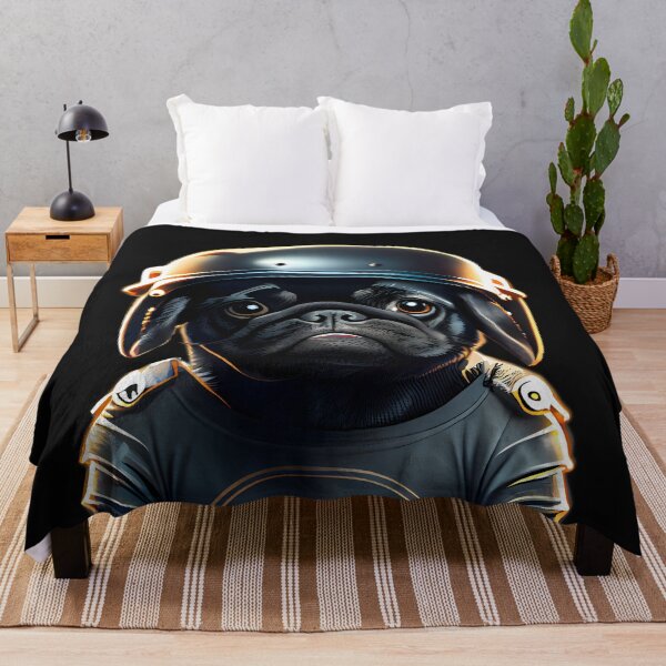Item preview, Pug as football player five designed and sold by MLArtifex.