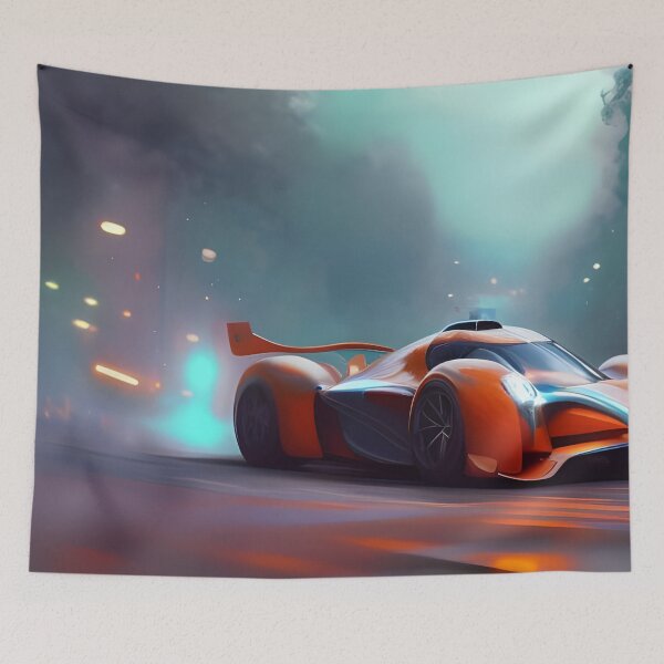 Item preview, Race car during the race designed and sold by brandway.