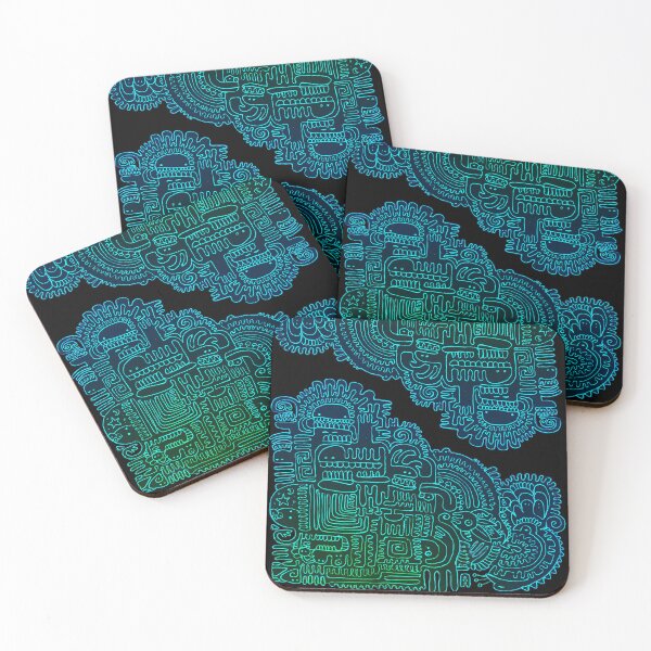 Item preview, Digital Archaic - Mayan Inspired Doodles designed and sold by Doodledanga.