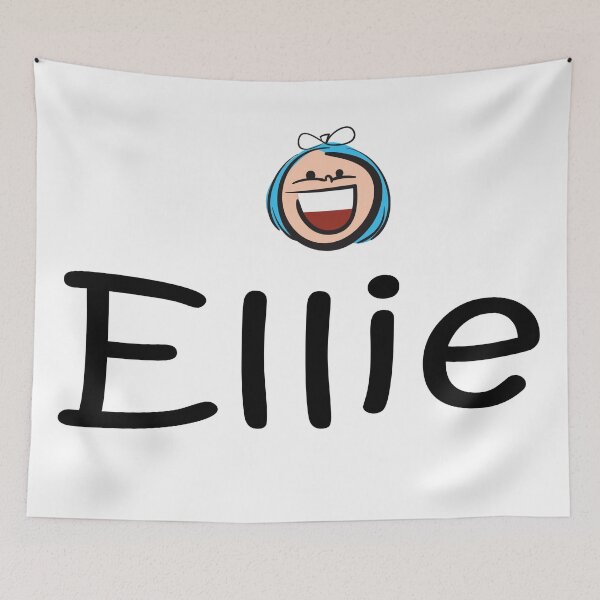 Item preview, Ellie Name Happy Face designed and sold by ProjectX23.